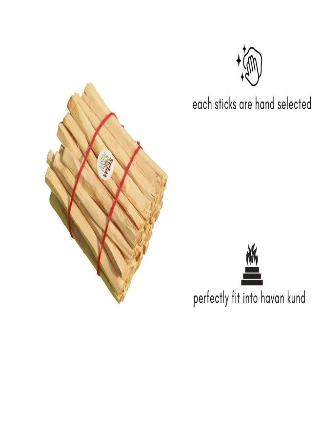 VETAS Mango Wood Sticks for Havan/Aam Ki Lakdi for Pooja (Pack of 60) - Image 3